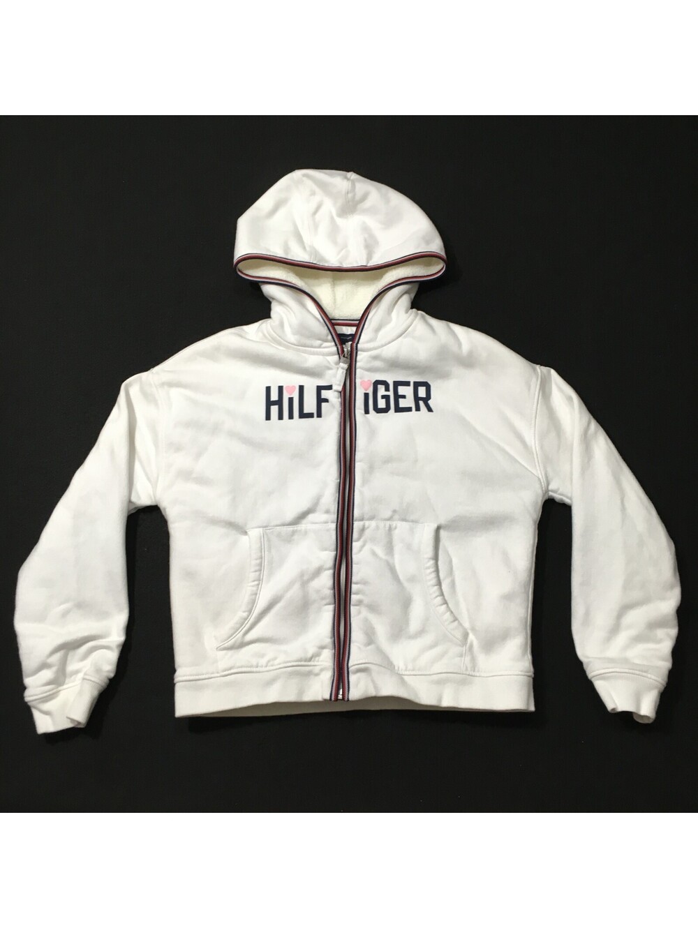 TOMMY HILFIGER youth Large 16 Sweatshirt Hoodie Full Zip & Pullover
